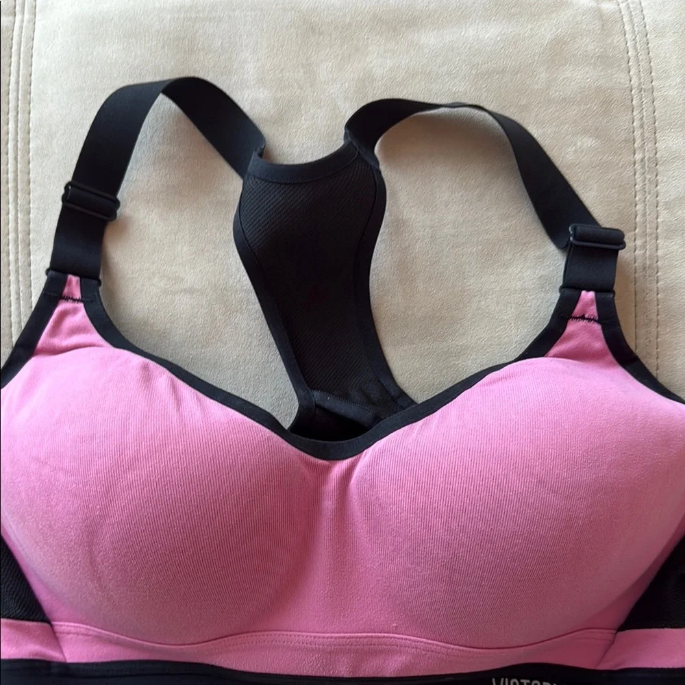 Victoria Secret Sport 34D Pink VS Sports Bra - Picture 3 of 11